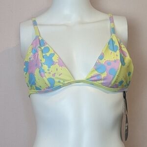 Moana Bikini Fizzie Barnie Bikini Top in Green and Purple size Medium